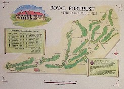 Royal Portrush golf course print